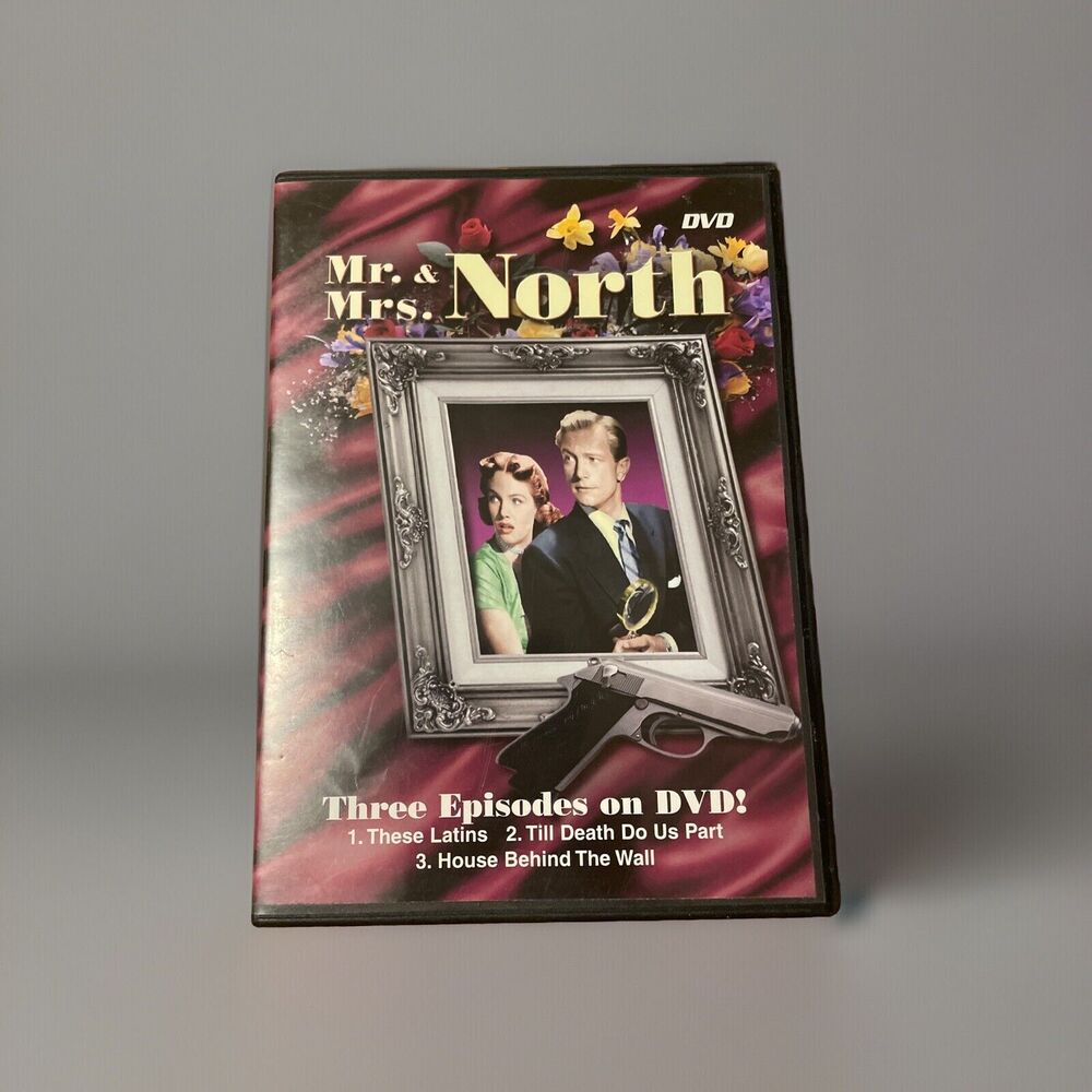 Mr. & Mrs. North 3 Episodes 1952 Sleuth Crime TV Show Black White Murder Mystery